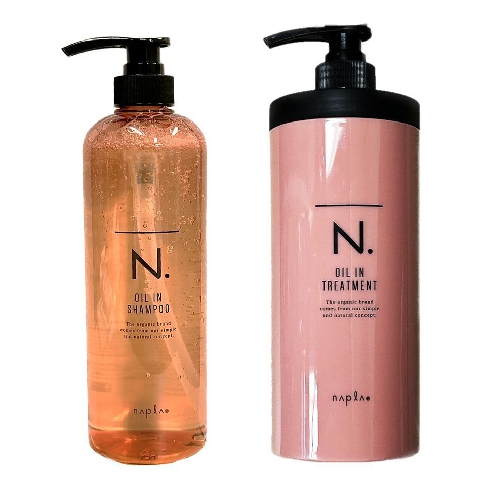 【セット】ナプラ N. オイルイン シャンプー 750ml + オイルイン トリートメント 650g 本体 セット エヌドット