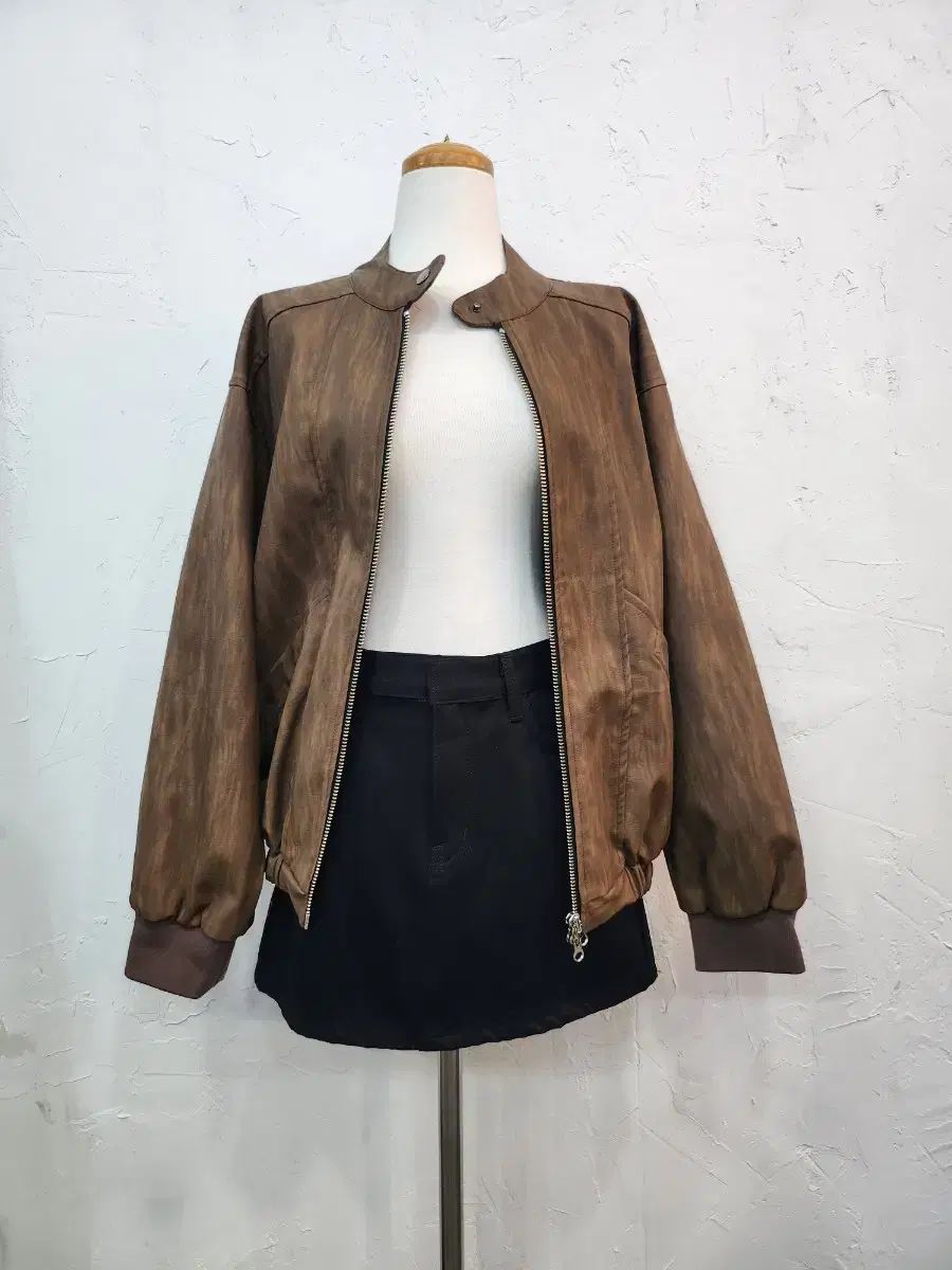 ヴィンテージ 茶色 ブルゾン ジャケット