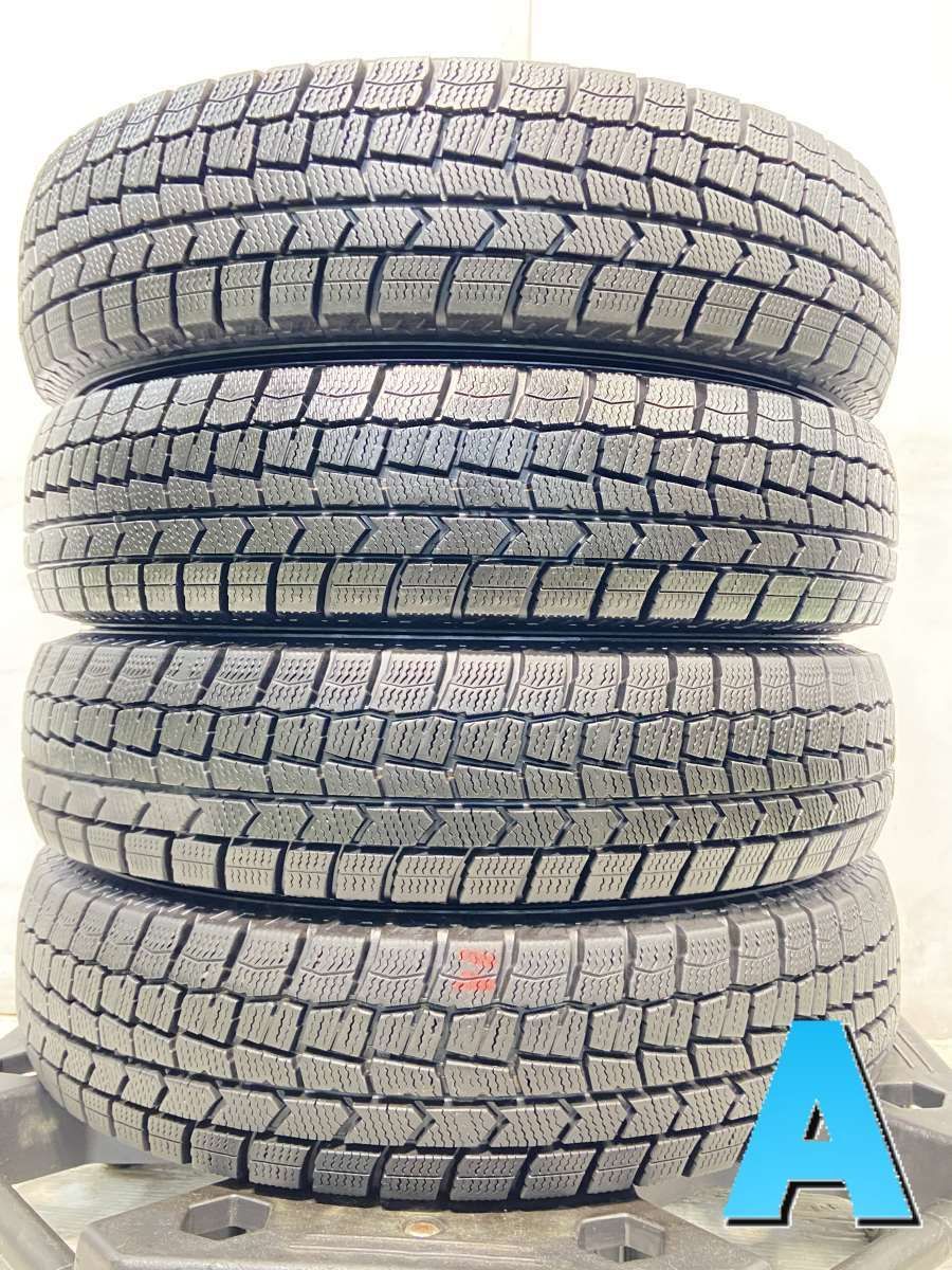 155/80R13  nダンロップ ウィンターマックス WM02 n中古タイヤ スタッドレスタイヤ 4本セットn w13240109900