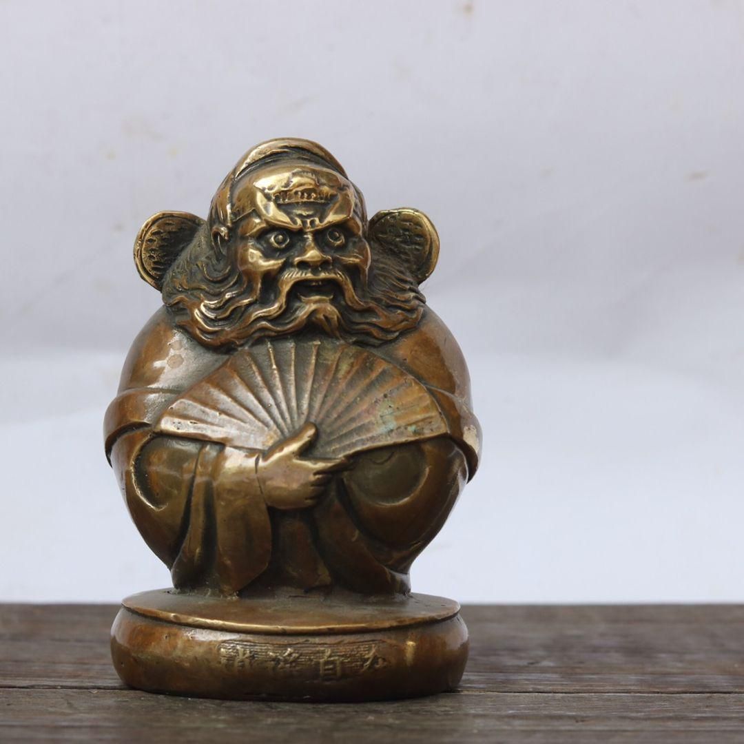 銅製 仏像 天師鐘馗仏像 茶道茶寵 鎮宅 辟邪 開運 風水 招財 置物 工芸品 銅製 仏像 天師鐘馗仏像 茶道茶寵 鎮宅 辟邪 開運 風水 招財