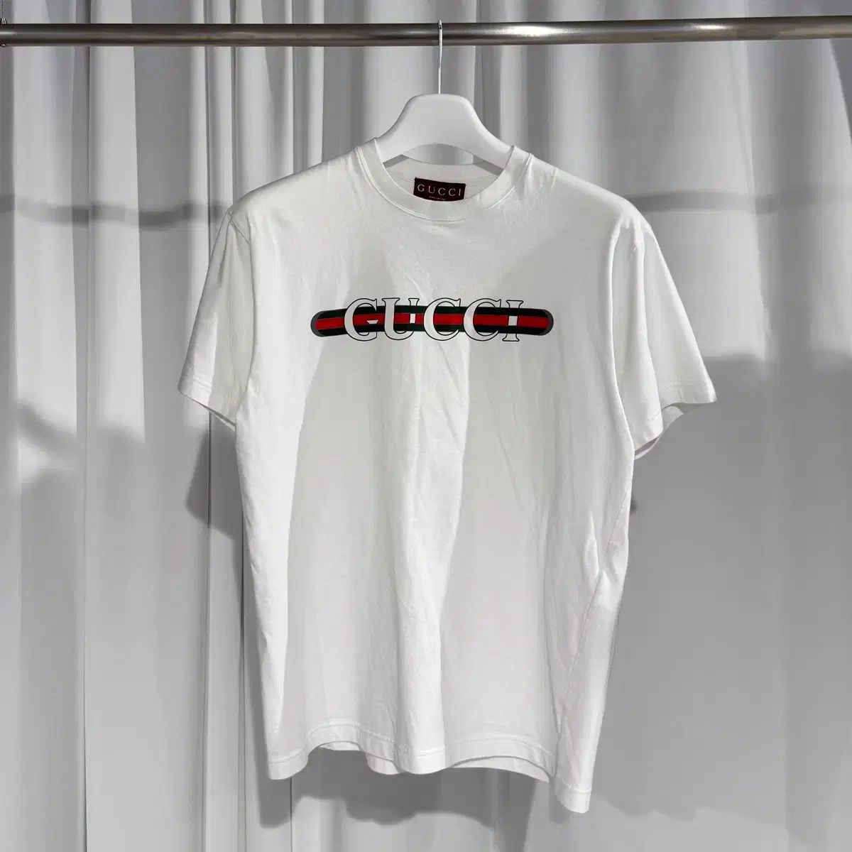100 ） GUCCI(グッチ) ロゴ プリント 半袖 Tシャツ 【公式通販】