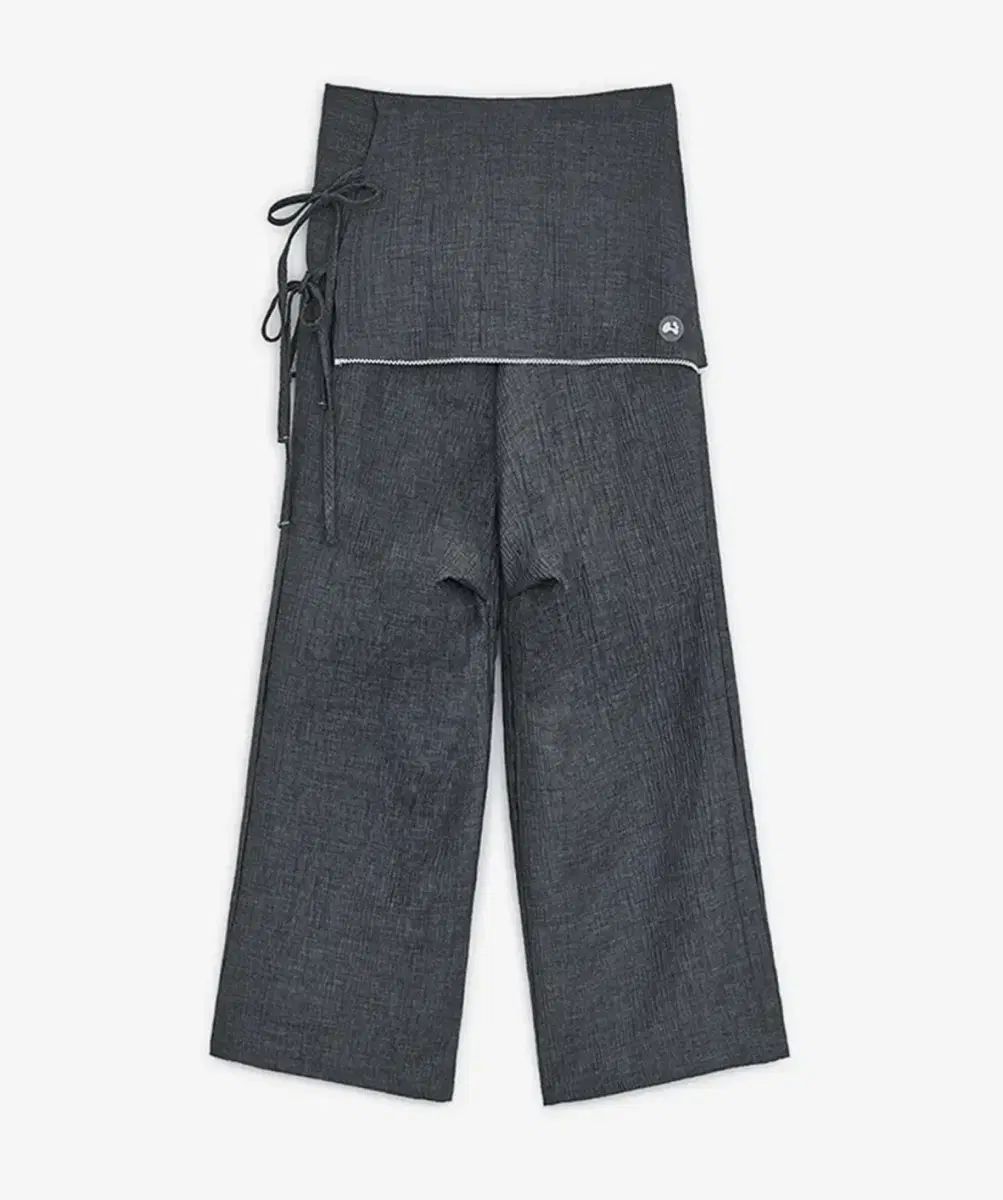 ドゥロワー コットンツイルタックパンツ ワイド スラックス アンクル丈