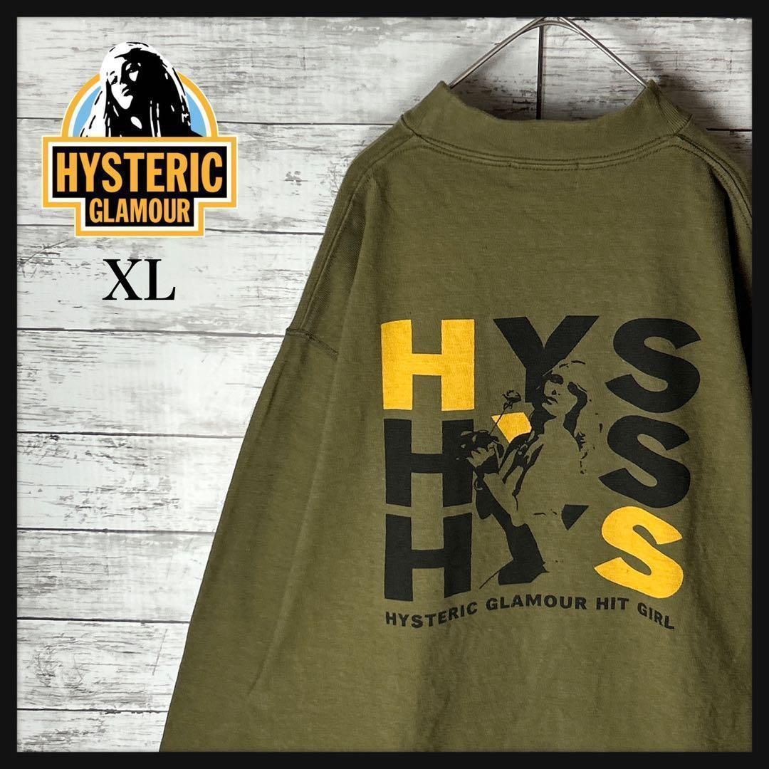3352M【厚地ＸＬ】ヒステリックグラマー☆ヒスガール ビッグロゴ 長袖Ｔシャツ 03352M【厚地XL】ヒステリックグラマー / HYSTERIC GLAMOUR