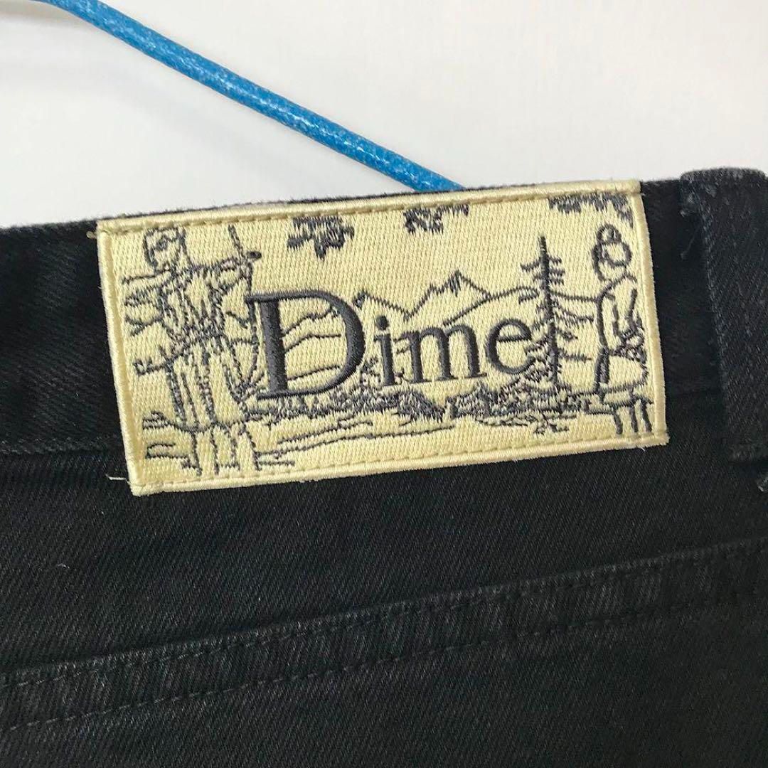 新品 Dime ダイム ブラックバギージーンズ デニム パンツ - メルカリ