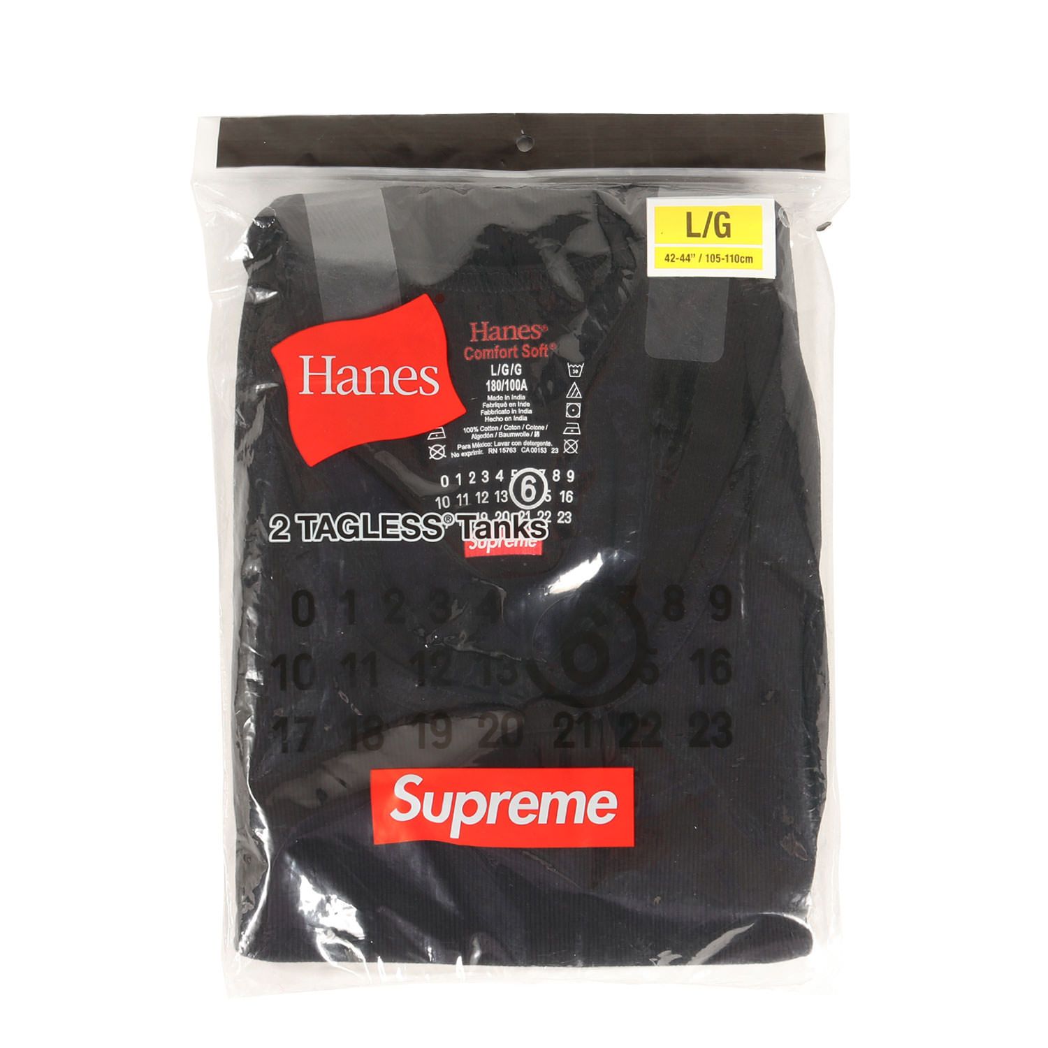 新品】Supreme シュプリーム タンクトップ サイズ:L / 24SS MM6 Maison 