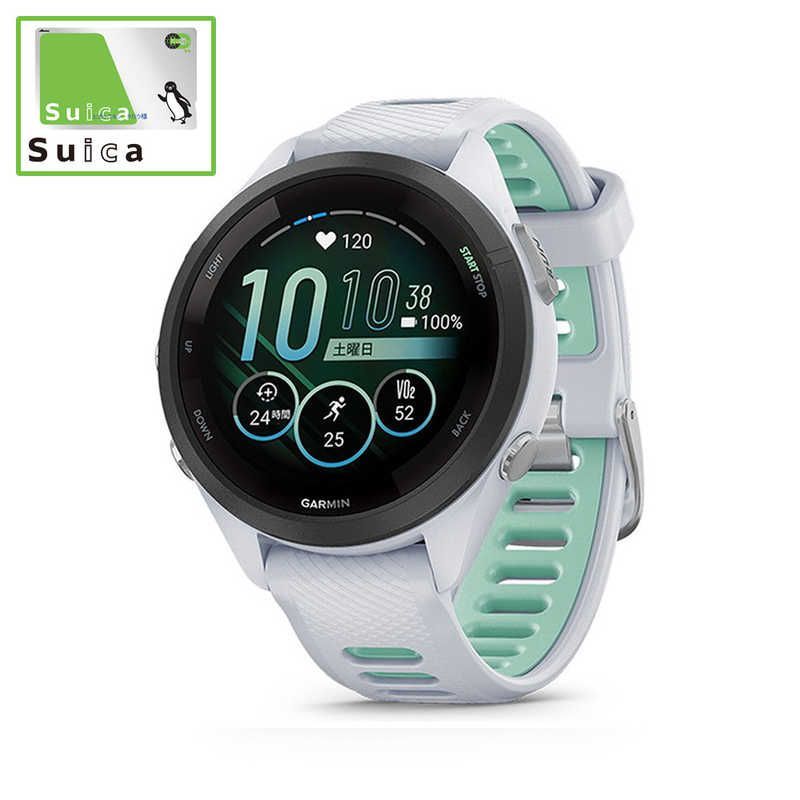 新品 未使用 未開梱】GARMIN スマートウォッチ Forerunner 265S White 