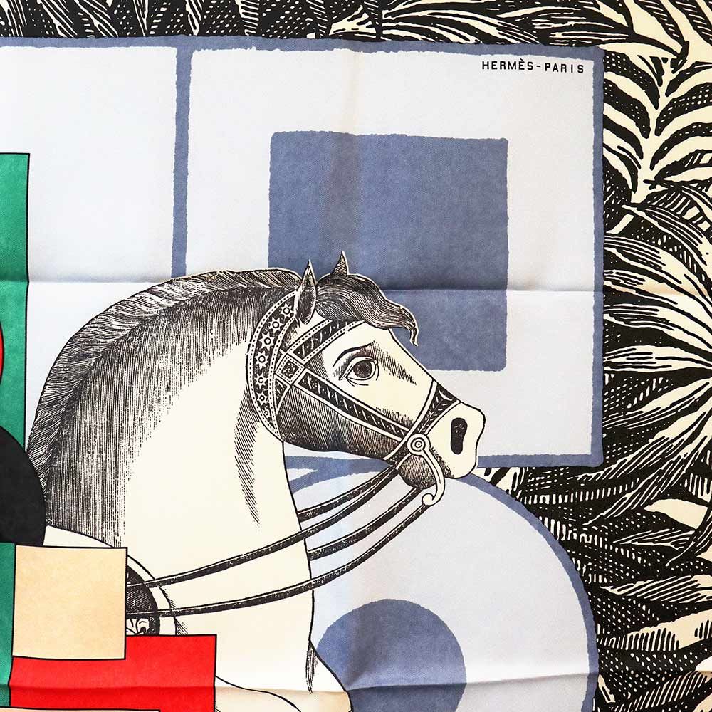 新品タグつき✨エルメス カレ90 CAVALIER EN FORMES 現行 エルメス カレ 90 カヴァリエ アン フォルム Cavalier en Formes