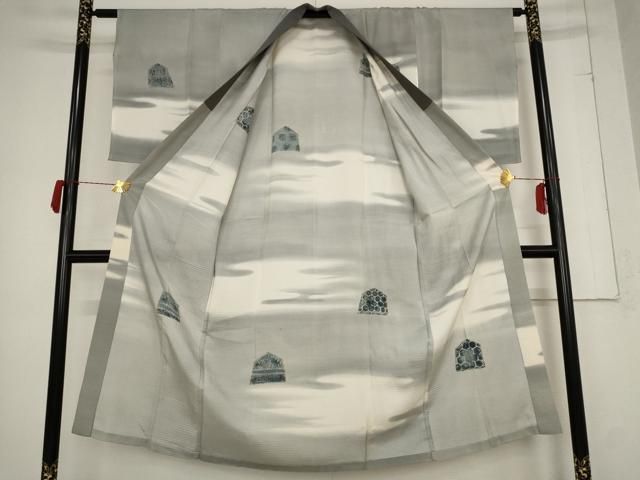 平和屋着物*夏物 男性 長襦袢 絽 吉祥文 洗える着物 AABB8676st