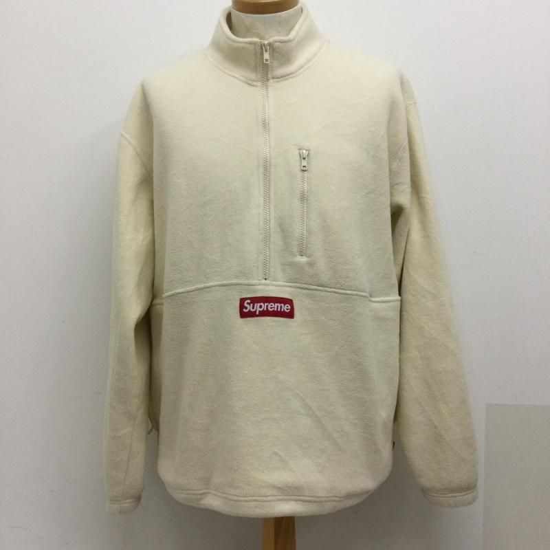 Supreme シュプリーム カットソー 長袖 Supreme POLARTEC ハーフジップフリース ボックスロゴ トップス XL ポリエステル