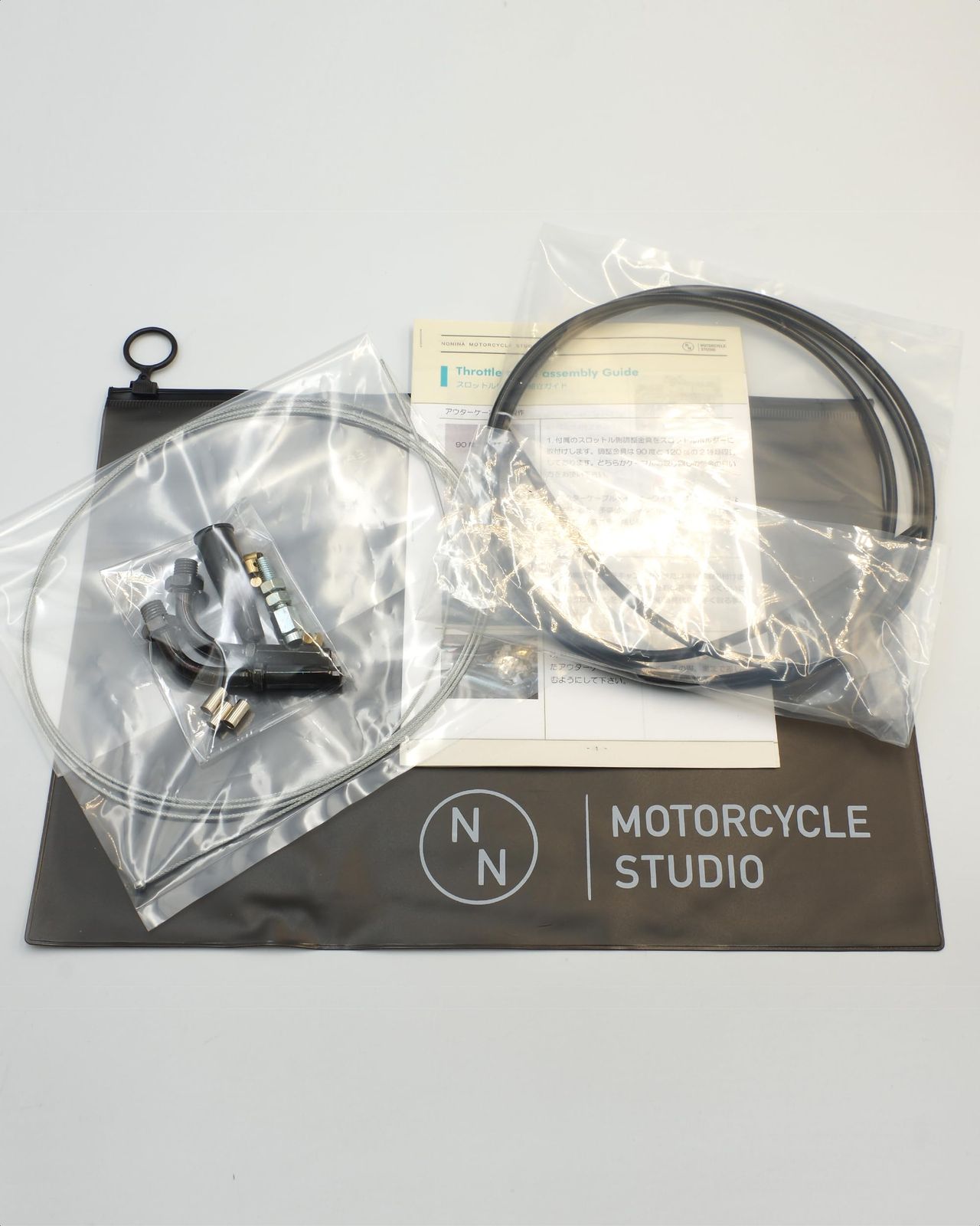 迅速発送】NONINAスロットルワイヤー アクセルワイヤー アウター