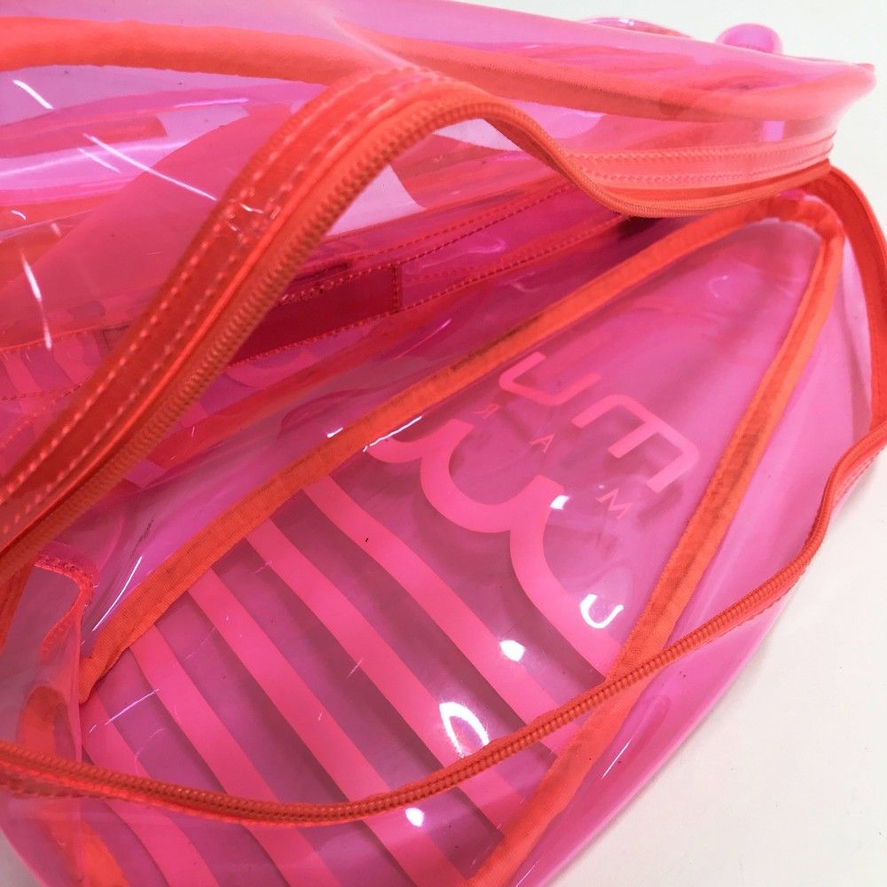 新品 MUTA MARINE ムータマリン シューズケース mutaクリアバッグ MUTA MARINE GOLF ムータマリンゴルフ クリア シューズケース ピンク系
