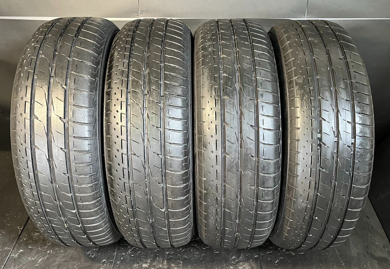 2025 製 約8～9分山 ブリヂストン BRIDGESTONE LUFT RVⅡ 195 65R15 4本 h_331