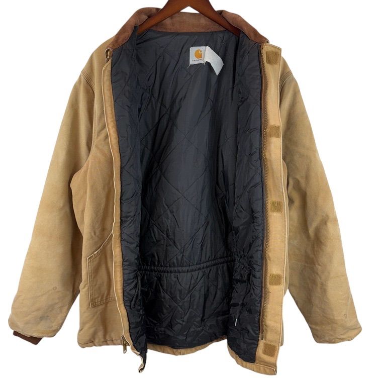 レア】カーハート・ロゴ刺繍・コーデュロイ襟・ダック