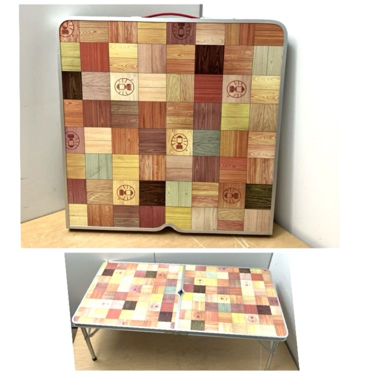 コールマン(Coleman) テーブル ナチュラルモザイクリビングテーブル