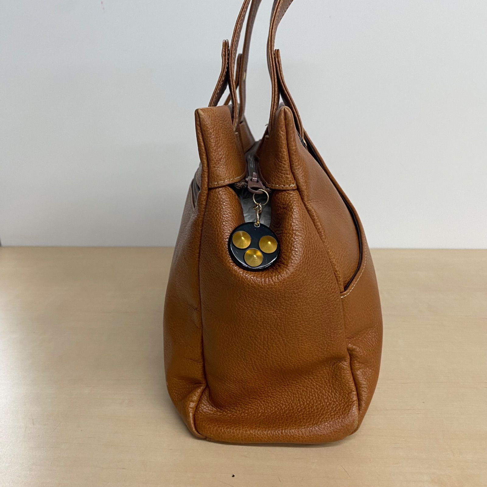 HIROKO KOSHINO レディース レザー トートバッグ ハンドバッグ