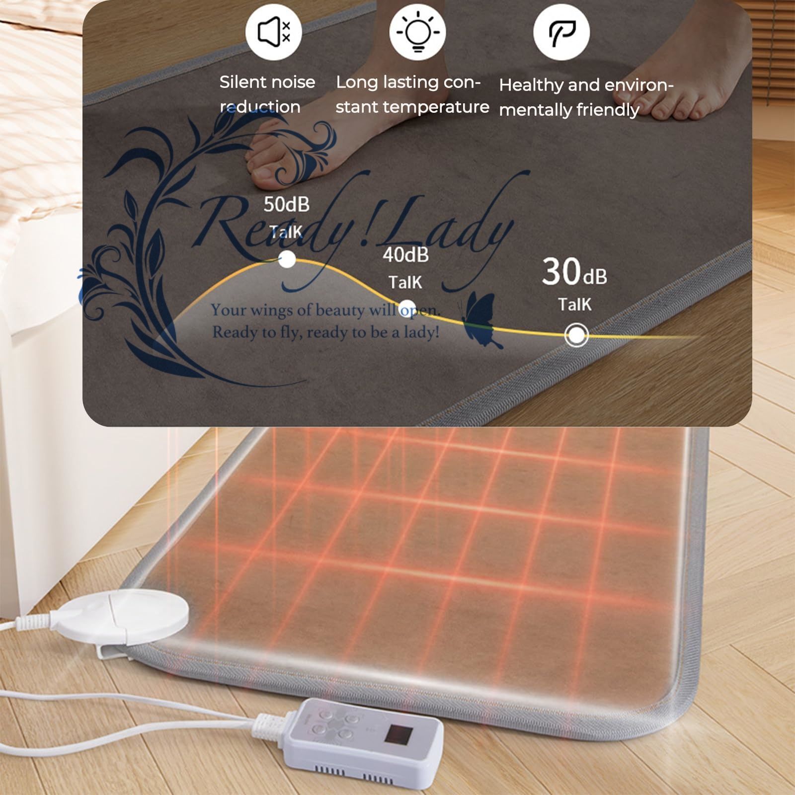 エネルギーを節約するカーペットパッド