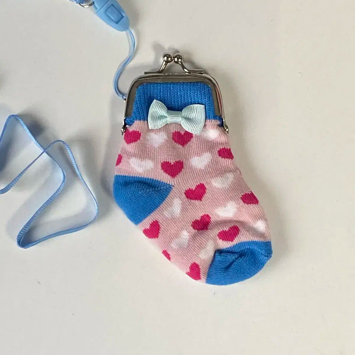 クラシック地域 ／ 靴下みたいな首掛けコインケース アイウォレット ファンシー 昔の財布