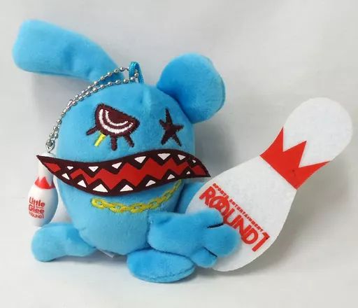 [Used] Key Holder Mascot (Female) Serina Litoguri Fuwako Mascot (Blue) “Little Glee Monster x Round1” Bowling Karaoke Challenge Achievement Prize