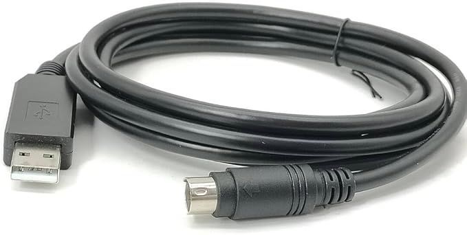 RIKYJIC USB - Mini DIN 8ピン RS422 RS485 通信ケーブル 1.8メートル