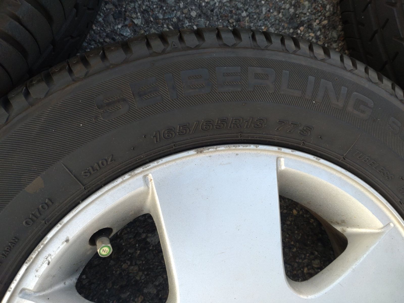 SUZUKI スズキ エブリィ DA62 純正 ホイール 13×4.5J 50 ＆SEIBERLING SL201 165 65R13 4本セット USTAUSTRALIA_COM_AU