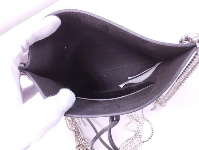 V992 [人気] GCDS ジーシーディーエス ショルダーバッグ ブラック  