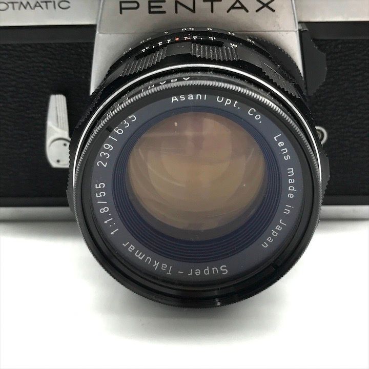 [美品動作品]PENTAX SP + SuperTakumar 55mm ASAHI PEMTAX ペンタックス スポーツマチック SP Super Takumar