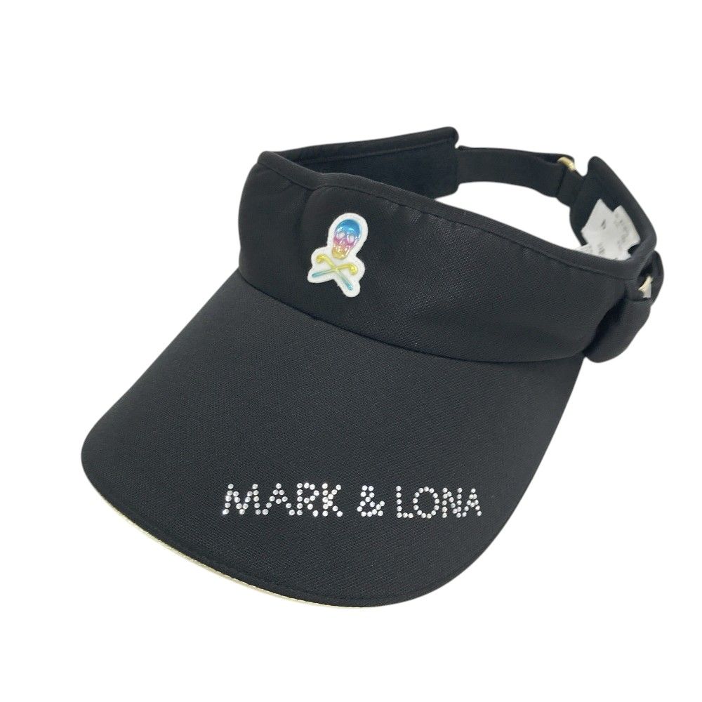 MARK & LONA ブラック バイザー フリー マークアンドロナ MARK&LONA マークアンドロナ サンバイザー ブラック系 FREE