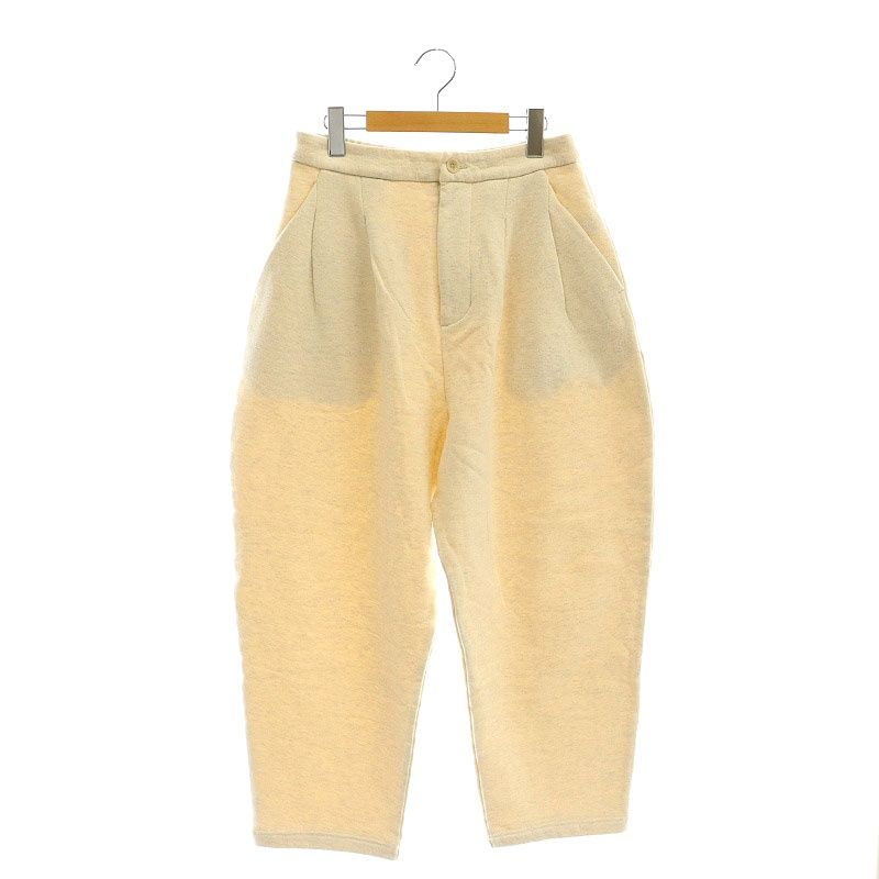 ジャーナルスタンダード ラックス JOURNAL STANDARD LUXE 23AW 30ウラケ タックパンツ テーパード キナリ |HK OS