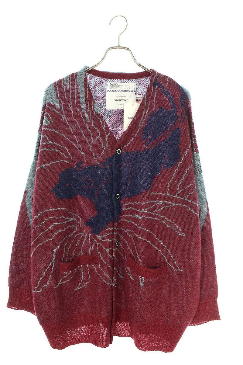 ダイリク 23SS Leopard Mohair Cardigan Knit 23SS K-3 レオパード 