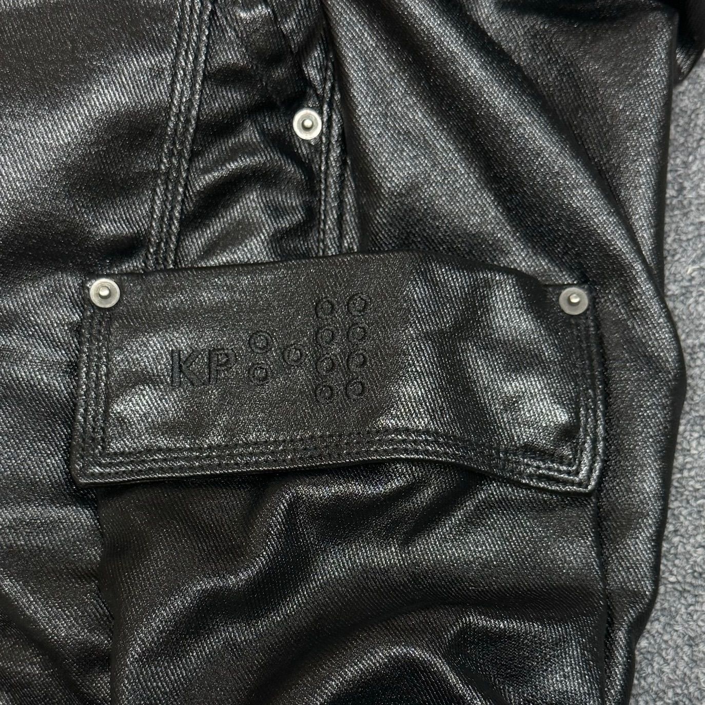 定価39600円 KODY PHILLIPS KP2144 CARGO PANTS コーティング カーゴ 