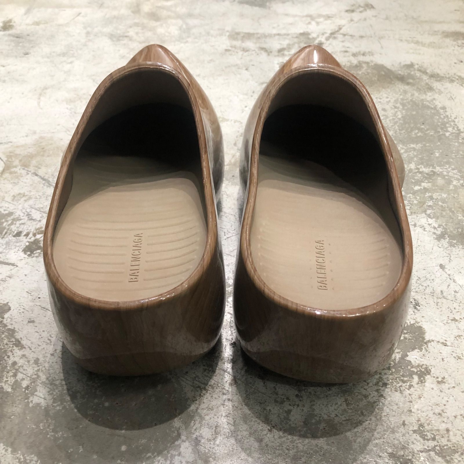 O BALENCIAGA TECHNOCLOG RUBBER PRINTED テクノクロッグ