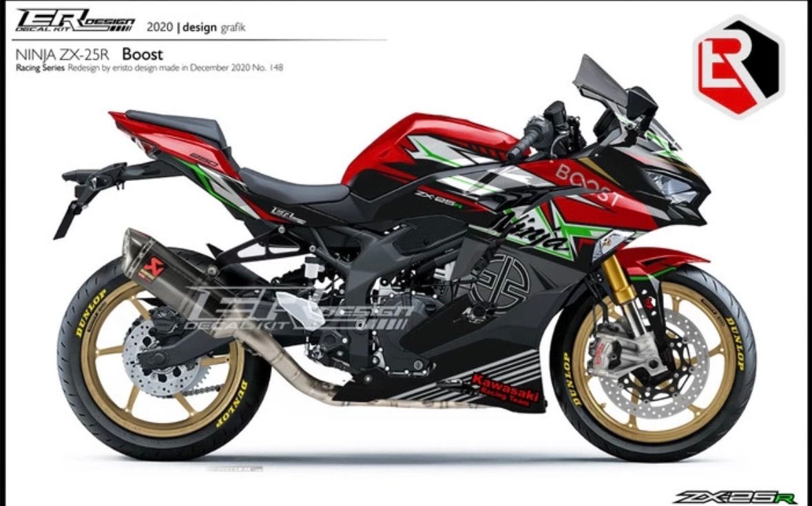 ZX25R カスタムデカールキット 受注製造 - メルカリ