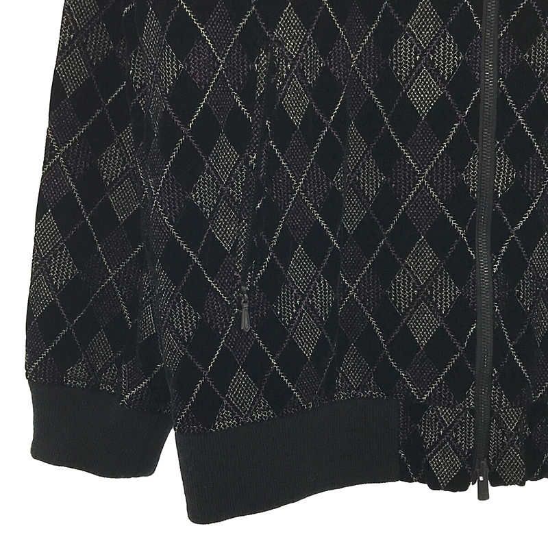 ヒ*ト様 ニードルス B.B. JACKET ベロア アーガイル ジャケット ヒ*ト様 ニードルス B.B. JACKET ベロア アーガイル ジャケット