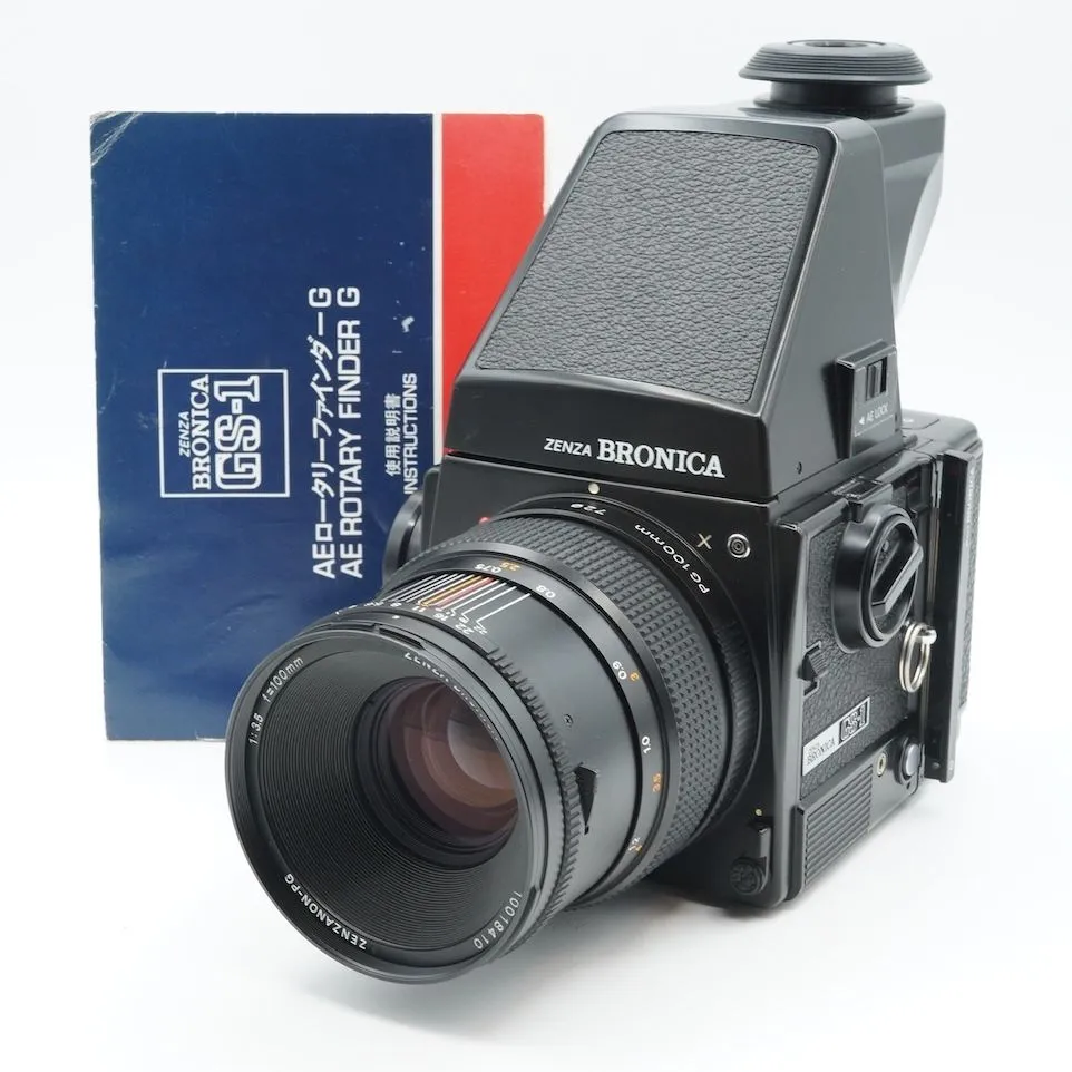ZENZABRONICA GS-1、レンズ5本、付属品ほか ZENZA BRONICA GS-1 ※「中判カメラの教科書」掲載モデル - on
