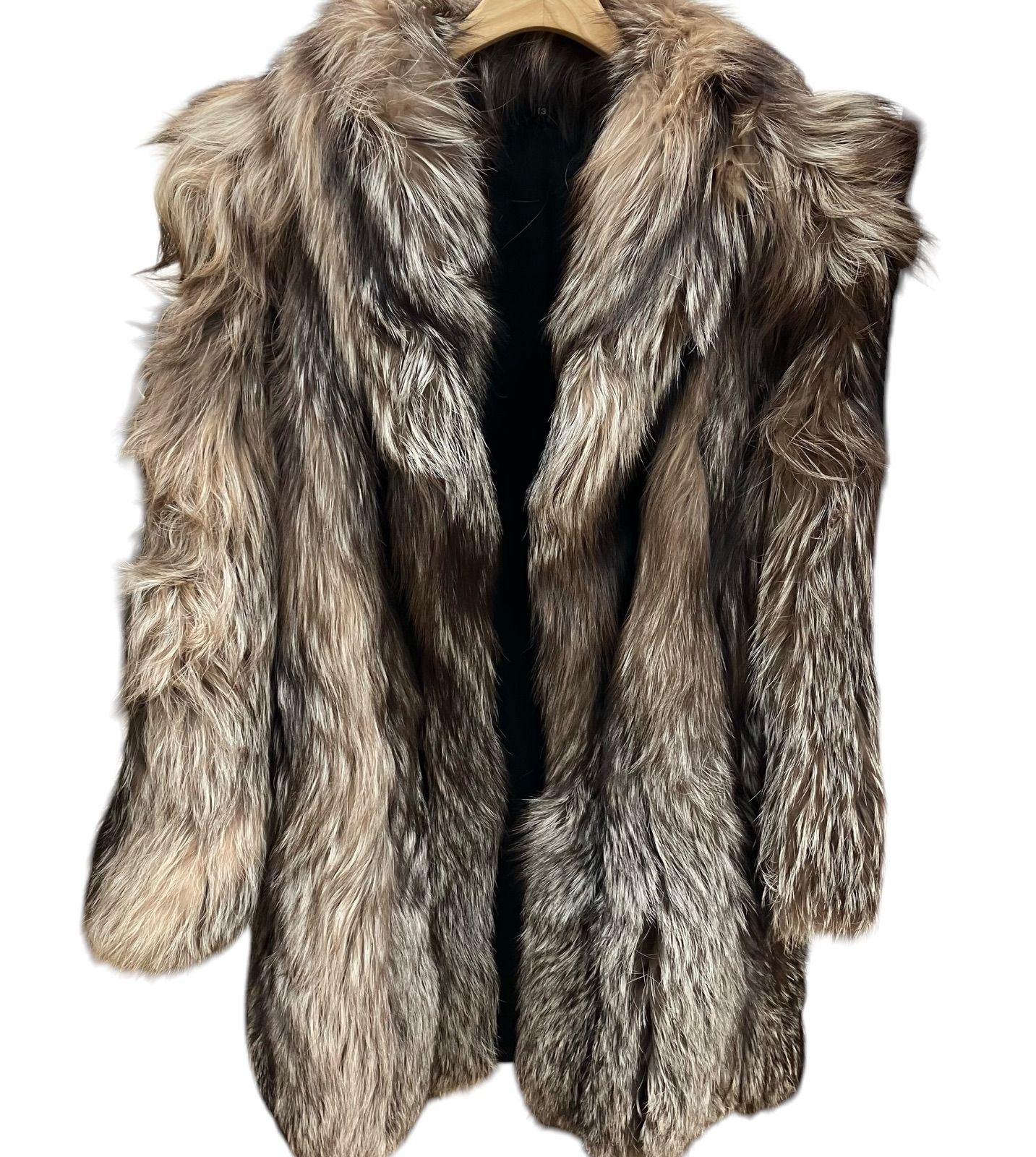 186004 SAGAFOX サガフォックス シルバーフォックス コート ブラウン