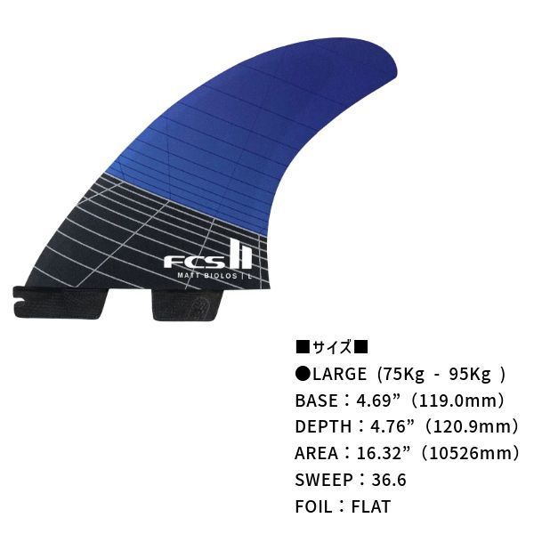 FCS2 エフシーエスツー MATT BIOLOS PCC MB Lサイズ マット