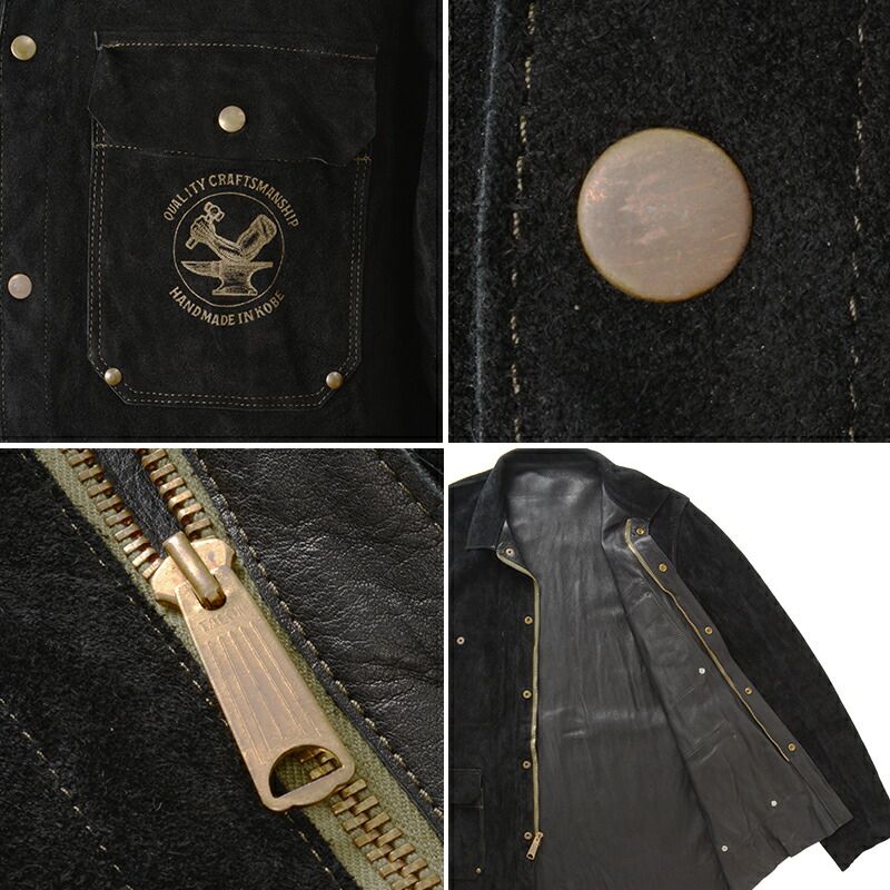 リンチシルバースミス Welder Jacket ウェルダー スエード レザー 