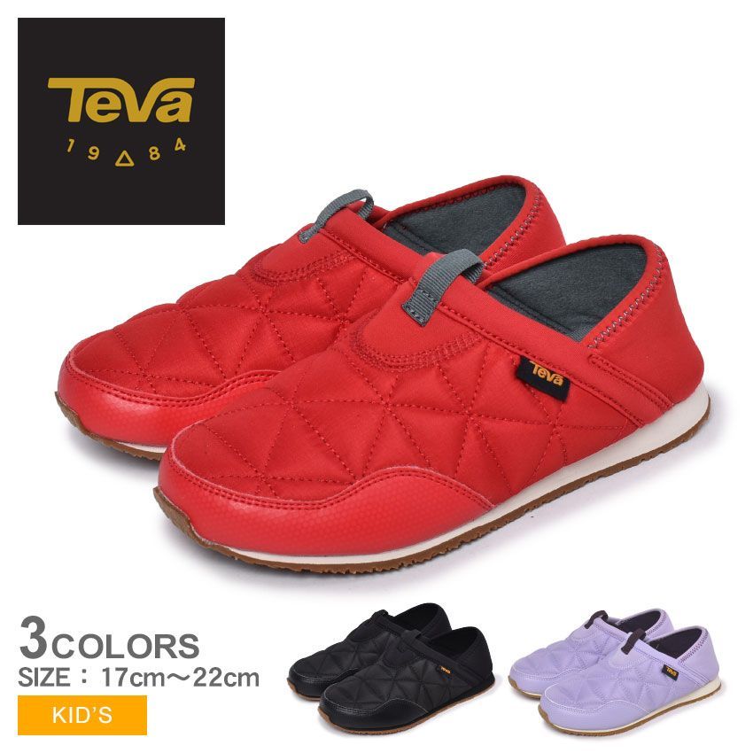 テバ スリッポン 1103202C キッズ ベビー ジュニア 子供 エンバーモック TEVA カラー:01.ブラック 品番：1507-0096