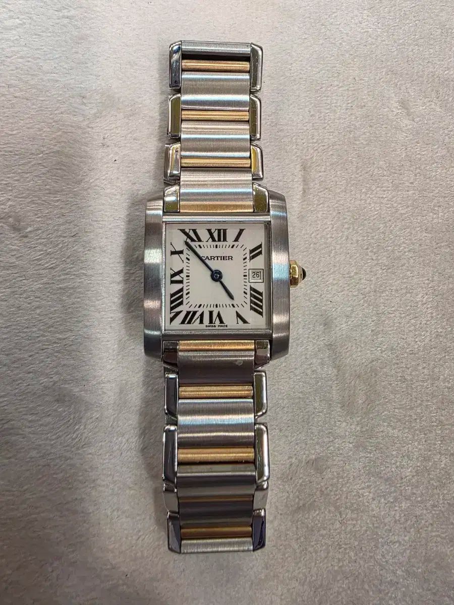 カルティエ タンクフランセーズSM コンビ W51007Q4 SSxYG クォーツ