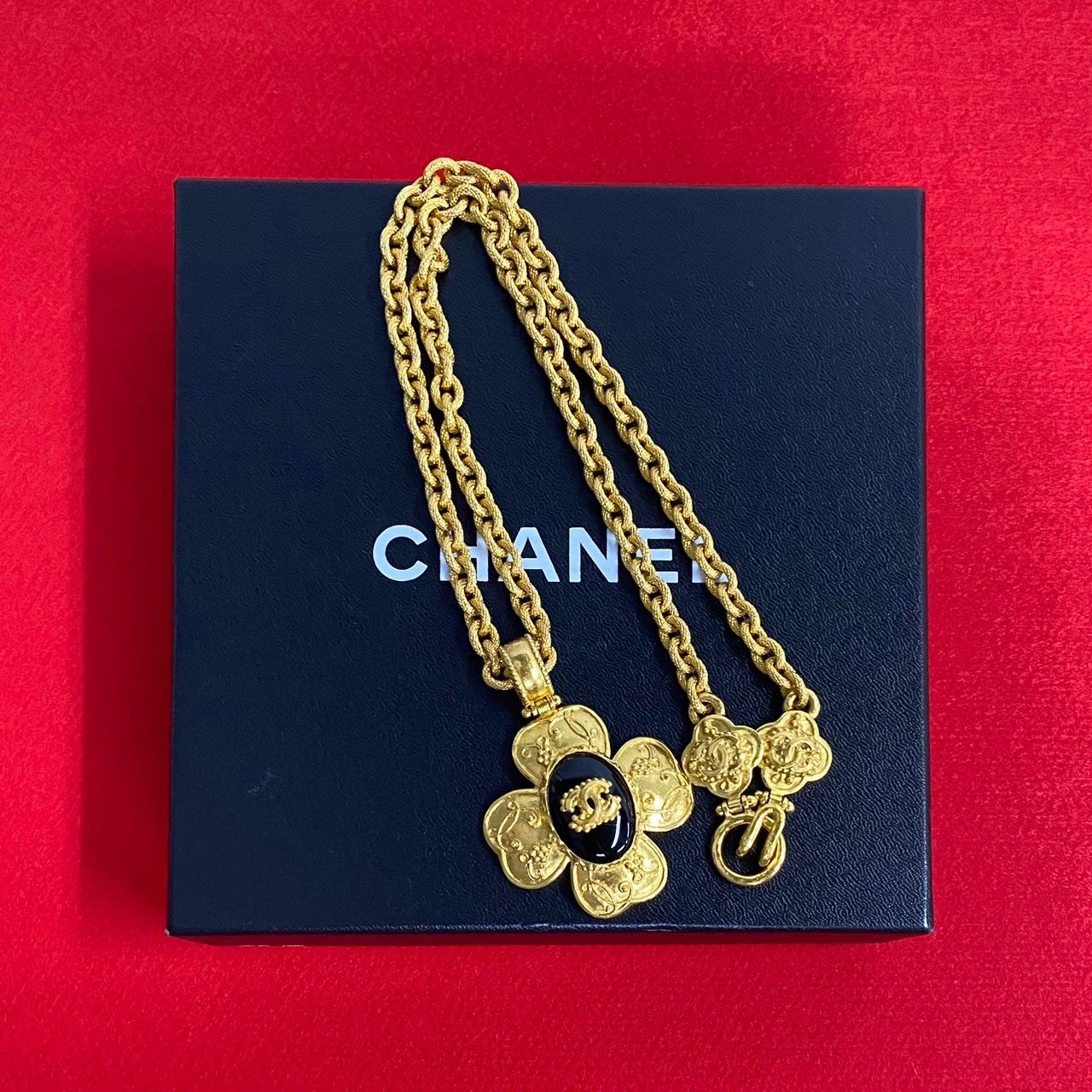 ほぼ未使用 箱付き CHANEL シャネル 96A 刻印 ヴィンテージ ココマーク  