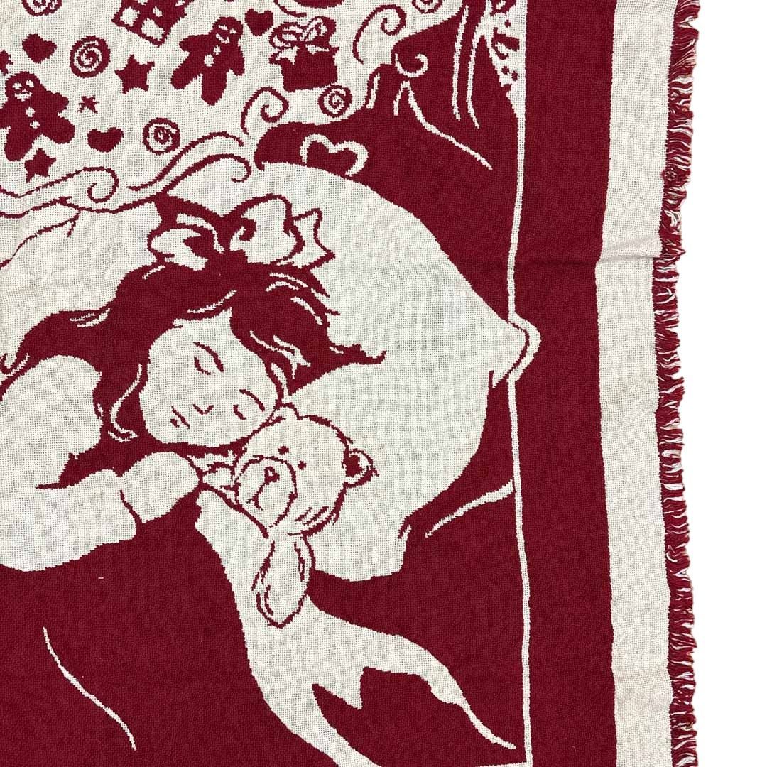 vintageラグ カーペット 女の子 テディベア クリスマス 2127 - メルカリ