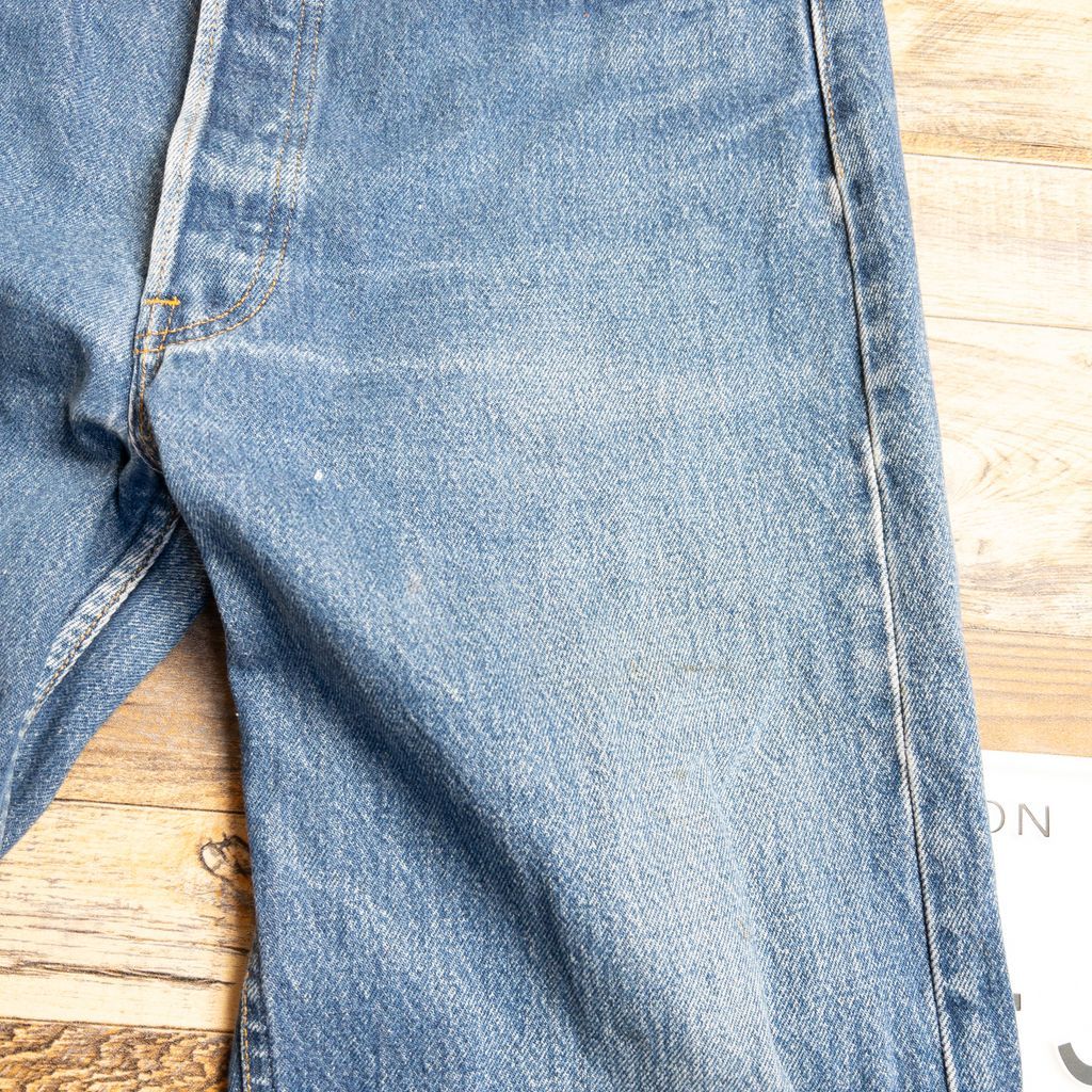 90s USA製 リーバイス 501 ボタンフライ 太デニム パンツ 36×32 Levi's 501】リーバイス USA製 デニムパンツ W34 L36 90s ボタンフライ