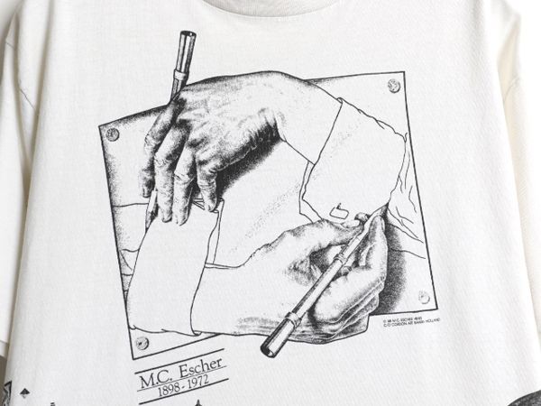 80s MC エッシャー ヴィンテージ Tシャツ アートT だまし絵 MCエッシャーの騙し絵Tシャツが入荷！】 - 最新NEWS - IDENTITY