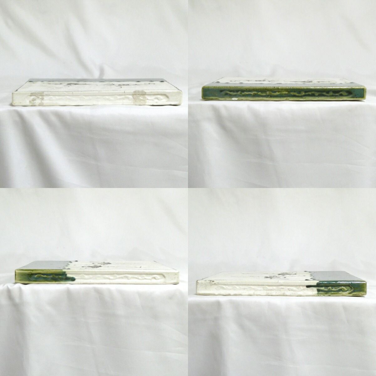 九月の特価品】織部 敷瓦(陶板) 瓦板 茶道具【訳あり品】 - メルカリ