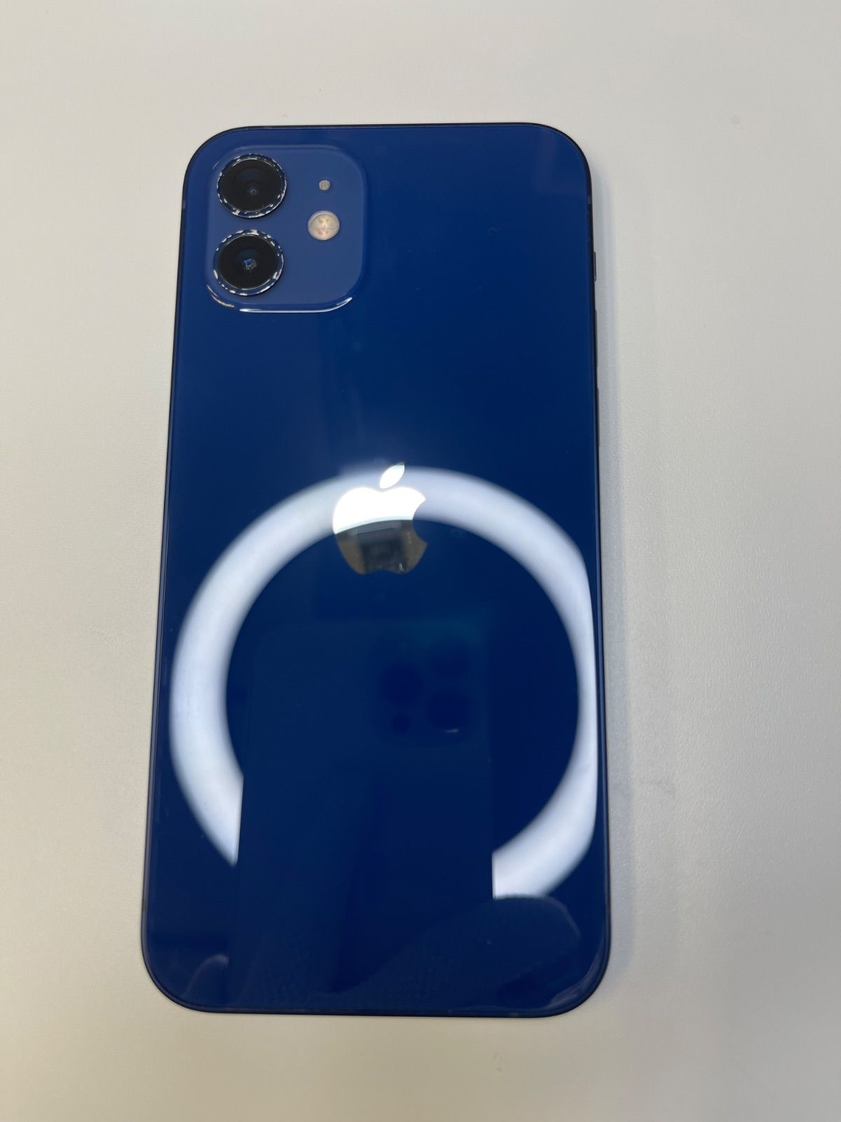 美品 iPhone 12 128GB ブルー バッテリー100% MGHX3J/A - 52855