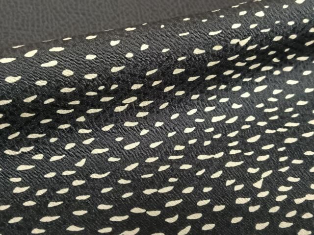 平和屋着物○訪問着 霞文 黒地 ますいわ屋扱い 正絹 逸品 AABB6384zg