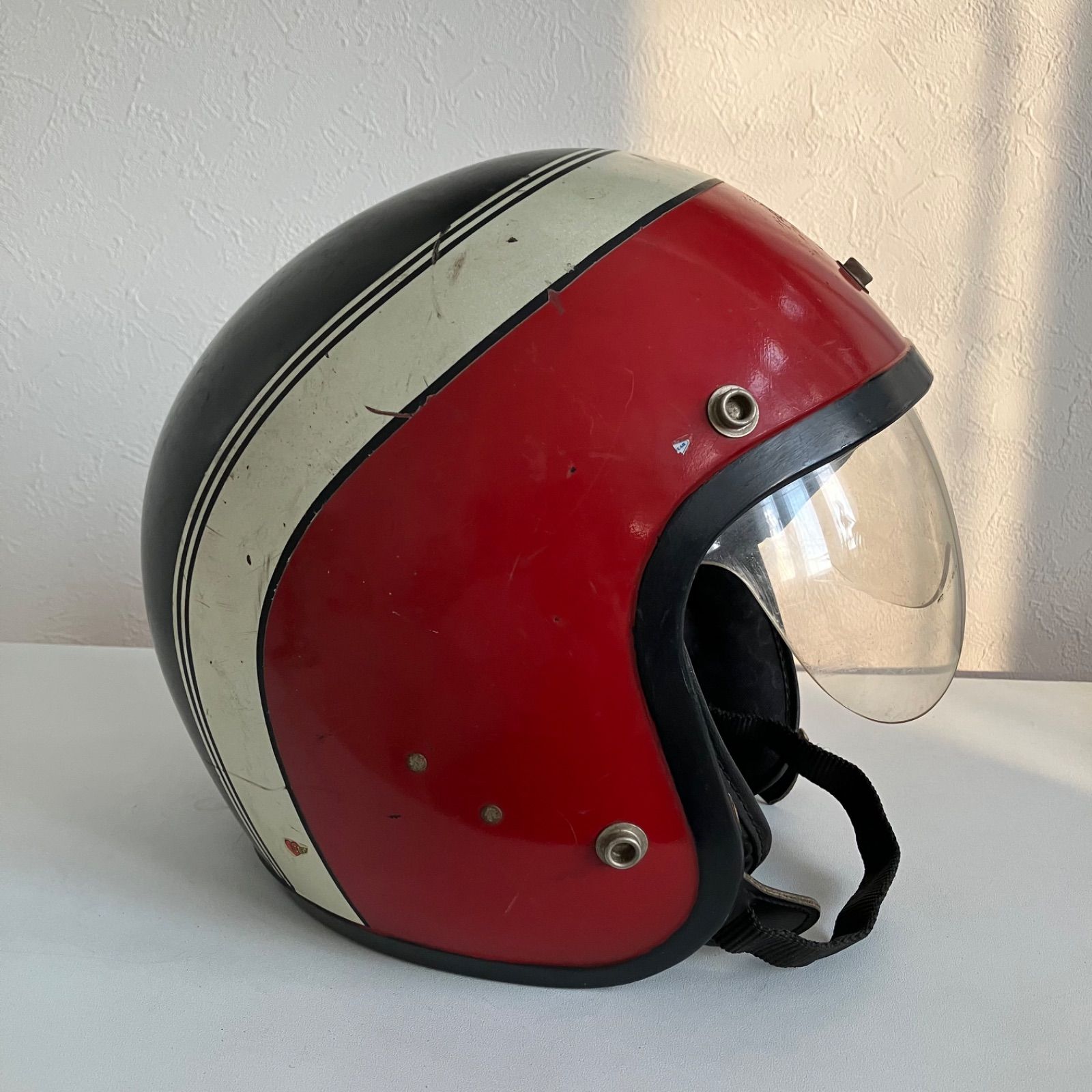 ビンテージヘルメット 1960年代 メタルフレーク ハーレー 紫 BUCO.BELL ...