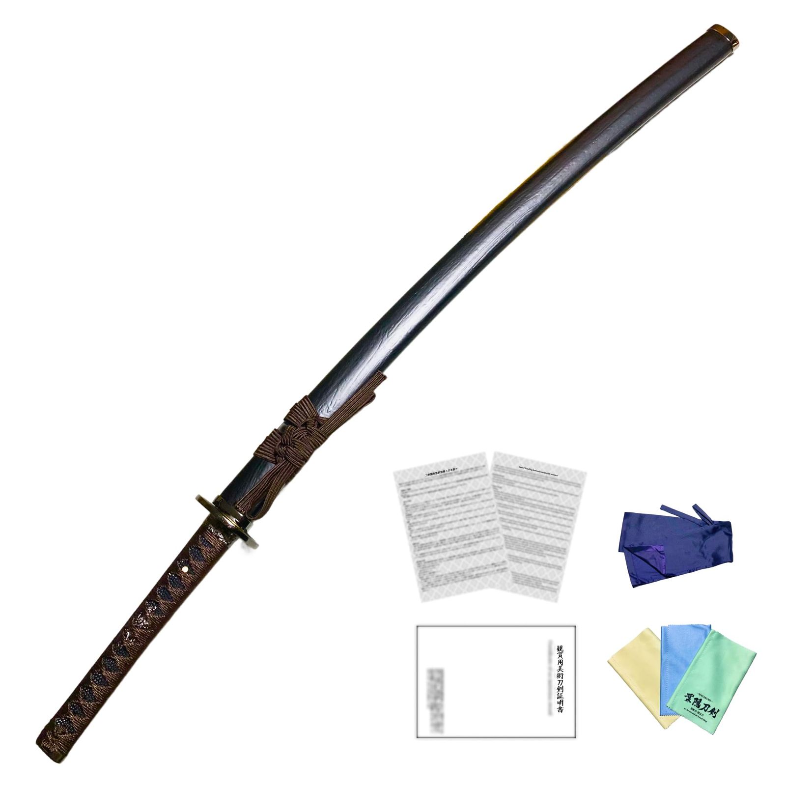 新品 葉隠刀剣 模造刀 鬼神丸国重 斎藤一拵え 関市職人製 日本製