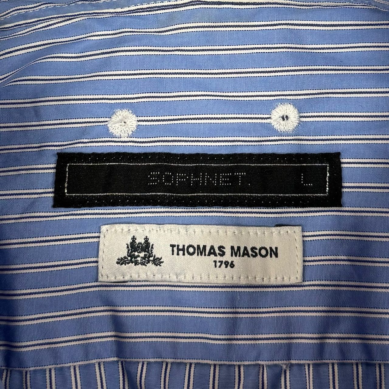 まおち！ 定価30800円 SOPHNET. 19AW THOMAS MASON STRIPE BASIC B.D
