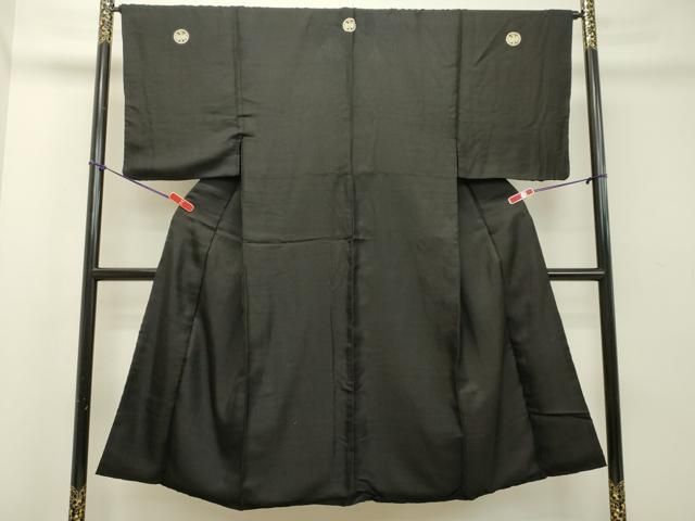 平和屋着物○男性 黒紋付 正絹 逸品 DAAT1169tw - メルカリ